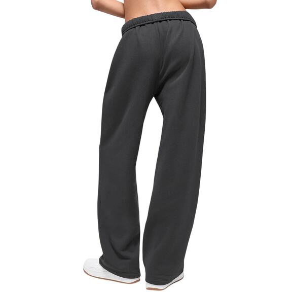 NWT Alo Accolade Straight Leg Sweatpants Size Medium Anthracite Unisex Womens - Picture 2 of 6